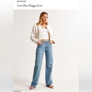 Abercrombie & Fitch Low Rise baggy jeans